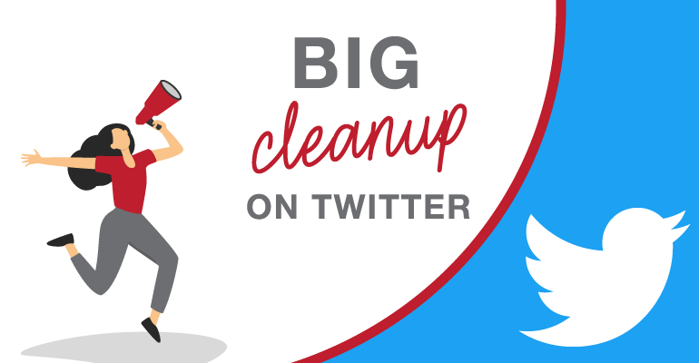 Big Cleanup On Twitter image
