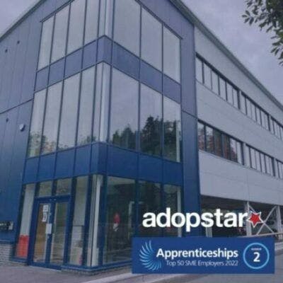 Adopstar’s apprenticeship programme is named among the best image