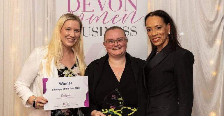 Adopstar’s Managing Director Theresa Benson bags award image