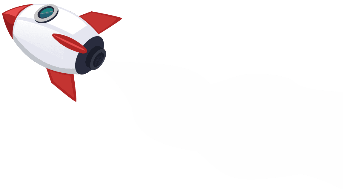 Rocket taking off