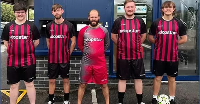 Goal-getters on and off the field- the Adopstar football team!